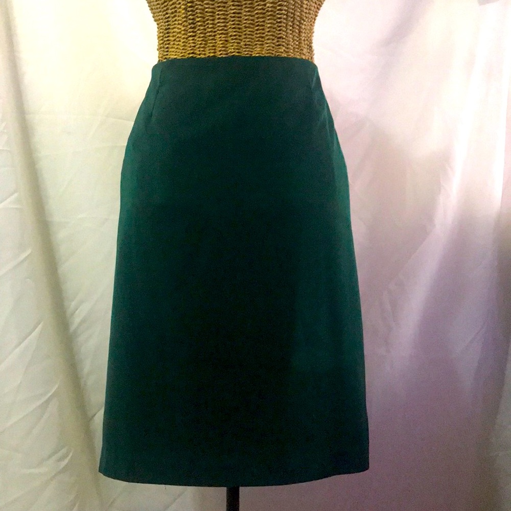SHINY EMERALD GREEN blazer skirt